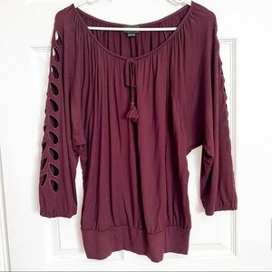 Anthropologie | Deletta |  Catch a Glimpse Knit Tee